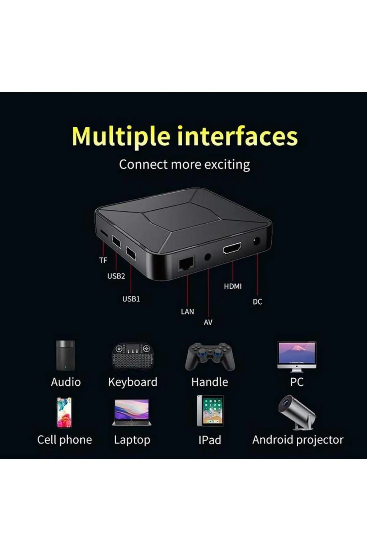 İ96 Z8 Plus 4K Android TV 2GB Ram-16GB Hafıza 