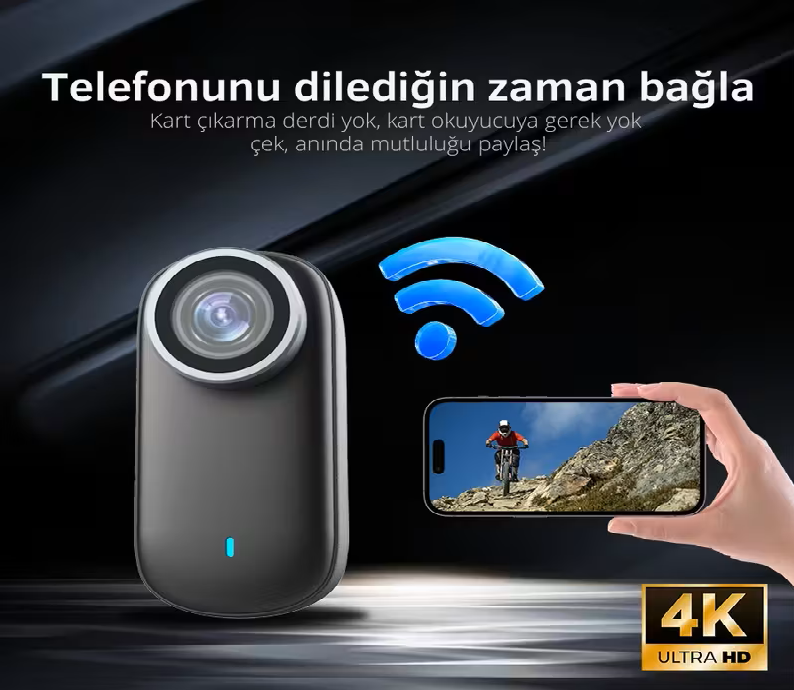 4K WiFi Aksiyon Kamerası