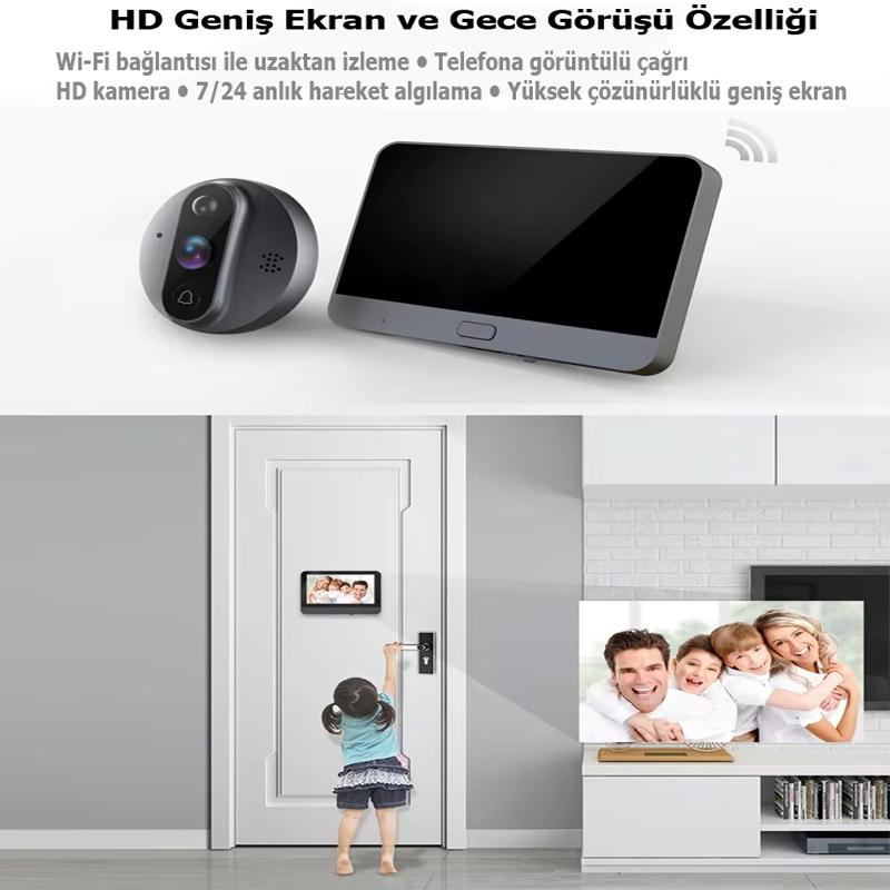 WIFI Kameralı Kapı Zili Mobil Uygulama